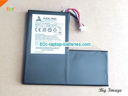 ADLINK IMTBT-B6300L-1 Battery 6300mAh, 47.88Wh  7.6V Black Li-Polymer