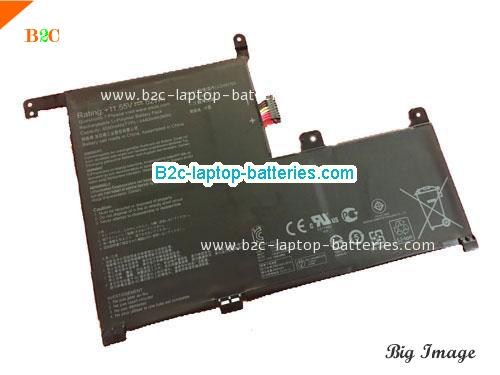 Genuine ASUS Q505UA-BI5T7 Laptop Battery 4550mAh, 52Wh , 11.55V, Black , Li-Polymer