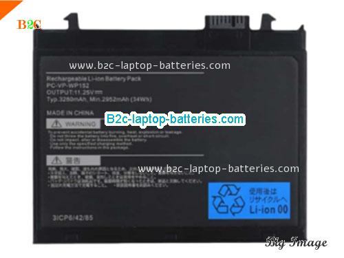 NEC PC-VP-WP152 Battery 3280mAh, 34Wh  11.25V Black Li-Polymer