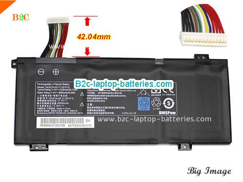 GETAC GK5CN-03-17-3S1P-0 Battery 4100mAh, 46.74Wh  11.4V Black Li-Polymer