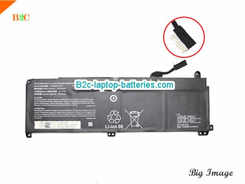 HASEE V150BAT-3-41 Battery 3410mAh, 41Wh  11.55V Black Li-Polymer