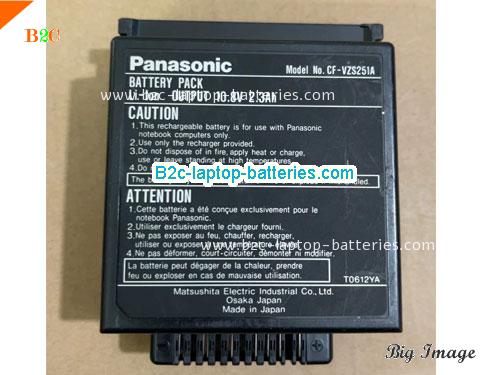 PANASONIC CF-VZS251W Battery 2.3Ah 10.8V Black Li-ion