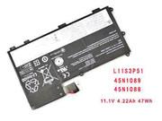 USA  LENOVO FRU 45N1091 Replacement Battery 47Wh, 4.22Ah 11.1V Black Li-Polymer