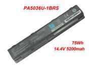 USA TOSHIBA PA5036U Replacement Battery 5200mAh, 75Wh  14.4V Black Li-ion