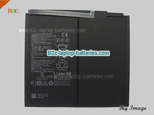  image  for HB28D8C8ECW-12 Battery, $26.88, HUAWEI HB28D8C8ECW-12 batteries Li-ion 3.82V 7250mAh, 27.7Wh  Black