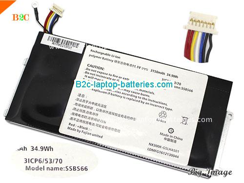  image 1 for NX300L-3S1P Battery, Laptop Batteries For HASEE NX300L-3S1P Laptop