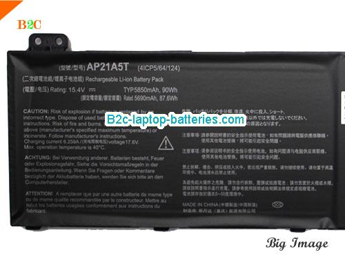  image 4 for Nitro 16 AN16-41-R60F Battery, Laptop Batteries For ACER Nitro 16 AN16-41-R60F Laptop