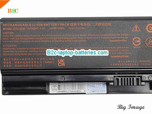  image 4 for 4INR19/66 Battery, Laptop Batteries For CLEVO 4INR19/66 