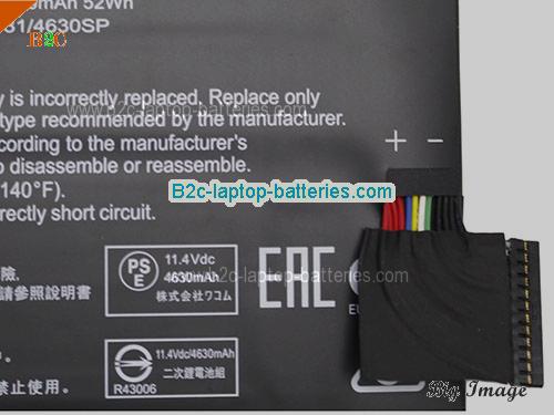  image  for OB23-011FORV Battery, $72.18, ACER OB23-011FORV batteries Li-ion 11.4V 4630mAh, 52Wh  Black