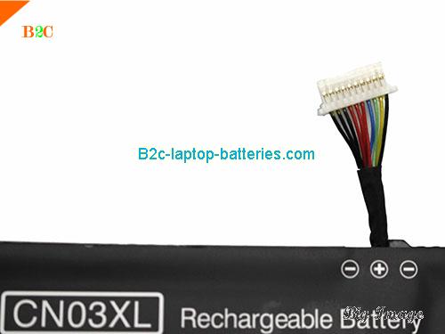  image  for CN03XL Battery, $39.18, HP CN03XL batteries Li-ion 11.55V 5020mAh, 57.95Wh  Black